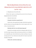 Triết Học: Phân tích những điều kiện ra đời của triết học Mác pot