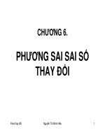 CHƯƠNG 6. PHƯƠNG SAI SAI SỐ THAY ĐỔI ppsx