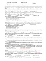 BÀI KIỂM TRA Mã đề 004 ppt