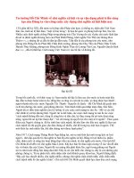 Tài liệu Tư tưởng Hồ Chí Minh: Tư tưởng Hồ Chí Minh về chủ nghĩa xã hội và sự vận dụng phát triển sáng tạo của Đảng ta vào công cuộc xây dựng chủ nghĩa xã hội hiện nay ppt