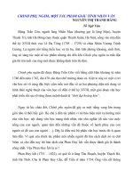 Chinh phụ ngâm, một tác phẩm giàu tính nhân văn