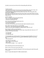 Các lệnh và các bước thực hiện làm đồ án đường bằng phần mềm Nova pdf