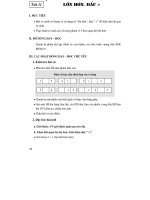 Thiết kế bài giảng toán lớp 1 Tập 1 - Phần 2 potx