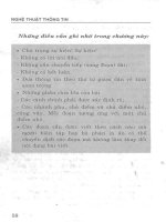 Giáo trình nghệ thuật thông tin part 5 potx