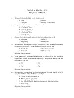 Chuyên đề ôn thi Đại Học – Đề 10 ppt