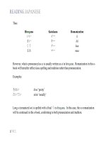 READING JAPANESE - PART 8 pptx