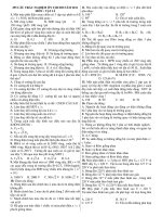 295 CÂU TRẮC NGHIỆM ÔN THI ĐH NĂM 2011 MÔN : VẬT LÍ doc