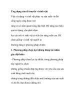 Ứng dụng của di truyền vi sinh vật pps