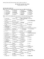 ĐỀ THI THỬ ĐẠI HỌC 2011 (SỐ 20) pdf