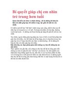 Bí quyết giúp chị em nhìn trẻ trung hơn tuổi pps