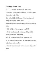 Xây dựng hồ chứa nước. pptx