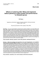 Báo cáo lâm nghiệp: 