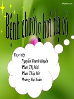 Bệnh Chướng hơi dạ cỏ pptx