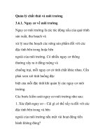 Quản lý chất thải và môi trường pdf