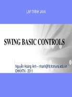 LẬP TRÌNH JAVA_SWING BASIC CONTROLS ppsx