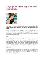 Thực phẩm ‘đánh bay’ cảm cúm cho bà bầu ppsx