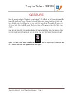 Lập trình Android: Ứng dụng Gesture docx