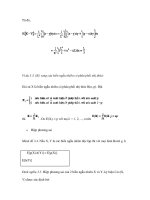 Phân phối của hàm các biến ngẫu nhiên trong xác suất thống kê - 2 doc