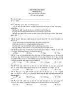 KIỂM TRA HỌC KÌ II MÔN Vật lí 12 pot