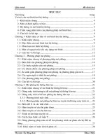 Giáo trình mô hình hóa - Mở đầu doc