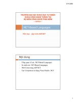 Lập trình ASP.NET_.NET-Based Languages ppsx