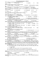 ÔN TẬP HKI HĨA HỌC – ĐỀ SỐ 3 pot