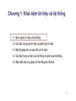 Khái niệm tín hiệu và hệ thống doc