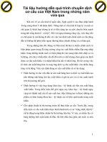 Tài liệu hướng dẫn quá trình chuyển dịch cơ cấu của VIệt Nam trong những năm vừa qua phần 1 pptx