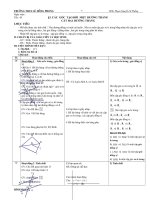 Giáo án đường thẳng vuông góc. đường thẳng song song - Tiết 5 pdf