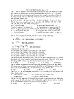 Đề ôn thi HKII môn hóa học - số 2 doc