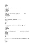 Cơ sở tiếng anh văn bằng C 4 pptx