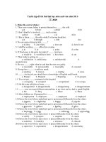 Tuyển tập đề thi thử Đại học môn anh văn năm 2011 - A525 pot