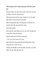 Hiện tượng tự bốc nóng trong quá trình bảo quản hạt potx