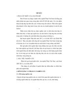 Nâng cao hiệu quả sử dụng nguồn nhân lực nhằm phục vụ qui hoạch phát triển ngành thép việt nam giai đoạn 2007 - 2015 và tầm nhìn đến 2025