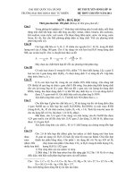 ĐỀ THI TUYỂN SINH LỚP 10 HỆ THPT CHUYÊN NĂM 2011 MÔN : HOÁ HỌC pptx