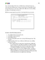 Giáo trình hướng dẫn cách sử dụng Spanning-Tree để xây dựng cấu trúc không vòng lặp trong mạng giả lập VLAN phần 3 ppt