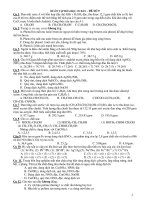 ĐỀ ÔN TẬP HÓA HỌC CƠ BẢN – ĐỀ SỐ 9 potx