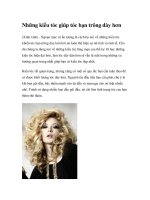 Những kiểu tóc giúp tóc bạn trông dày hơn pdf