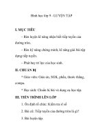 Hình học lớp 9 - LUYỆN TẬP ppsx