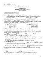 ĐỀ THI THỬ TNTHPT Môn Thi: Vật Lý - Trường THPT Trần Văn Năng pdf