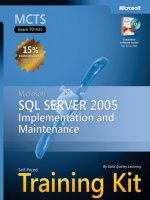 Microsoft Press Configuring sql server 2005 môn 70 - 431 phần 1 potx