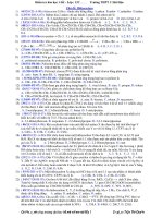 Kiểm tra hóa học 1 tiết - Trường THPT C Hải Hậu pptx