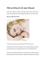 Mặt nạ dưỡng da cho ngày đông giá doc