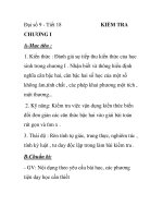 Đại số 9 - Tiết 18 KIỂM TRA CHƯƠNG I doc