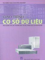 Giáo trình cơ sở dữ liệu part 1 pps