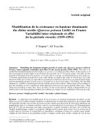 Báo cáo lâm nghiệp: 