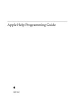 Apple Help Programming Guide phần 1 ppsx