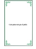 Cách phân tích giá cổ phiếu ppsx