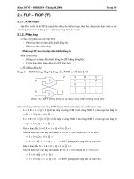 Bài giảng kỹ thuật số ứng dụng - Chương 2 ( tiếp theo ) pdf