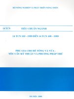 Tiêu chuẩn ngành 14 TCN 103 - 1999 đến 14 TCN 109 - 1999 part 1 ppt